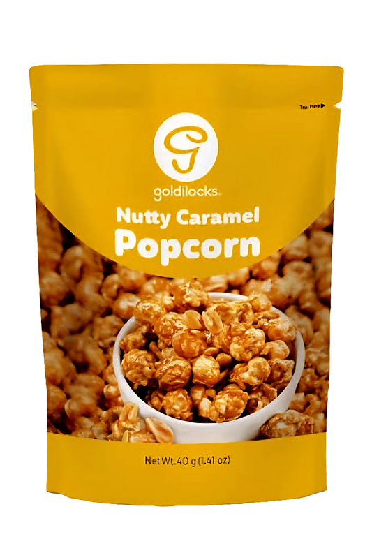 Goldilocks NUTTY CARAMEL Popcorn 40g (Mini Snack Pack Size)