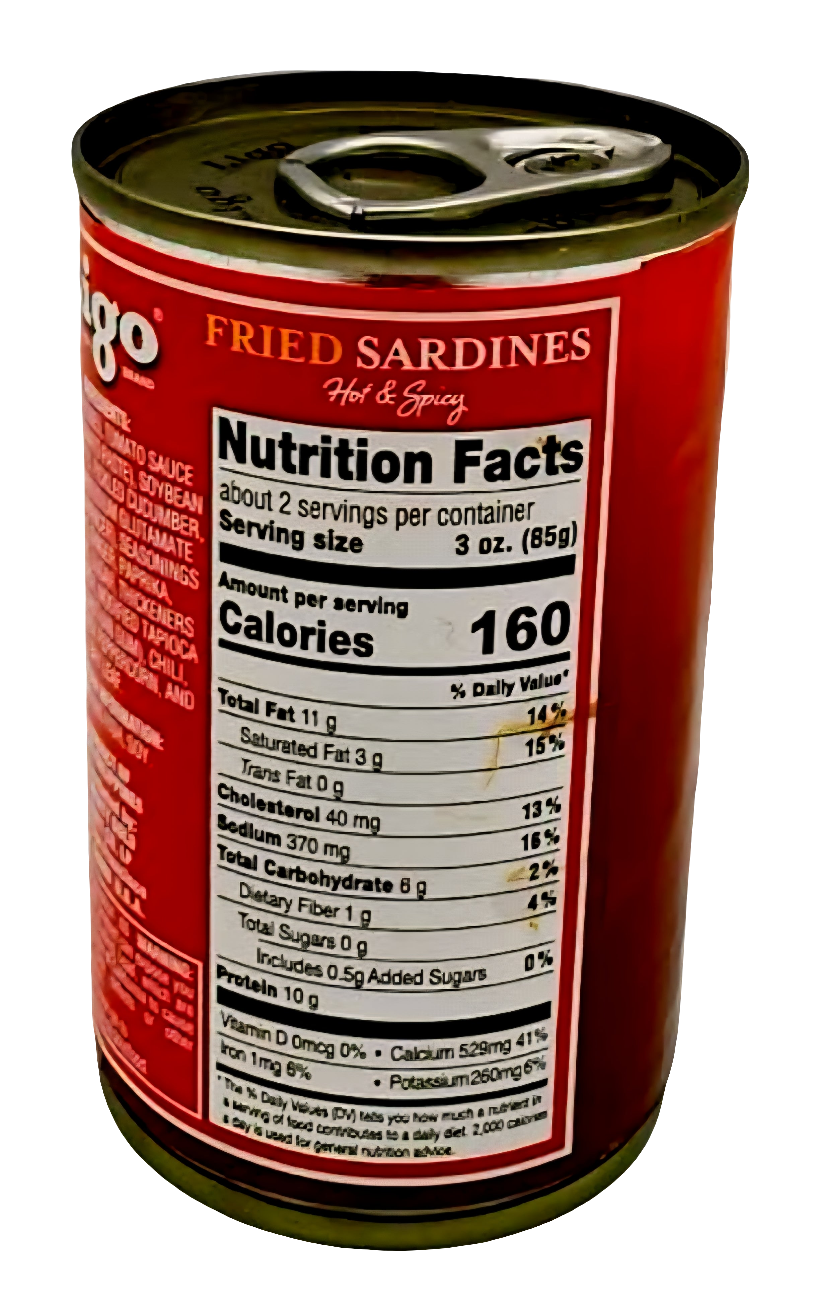 LIGO Fried Sardines HOT & SPICY 155g