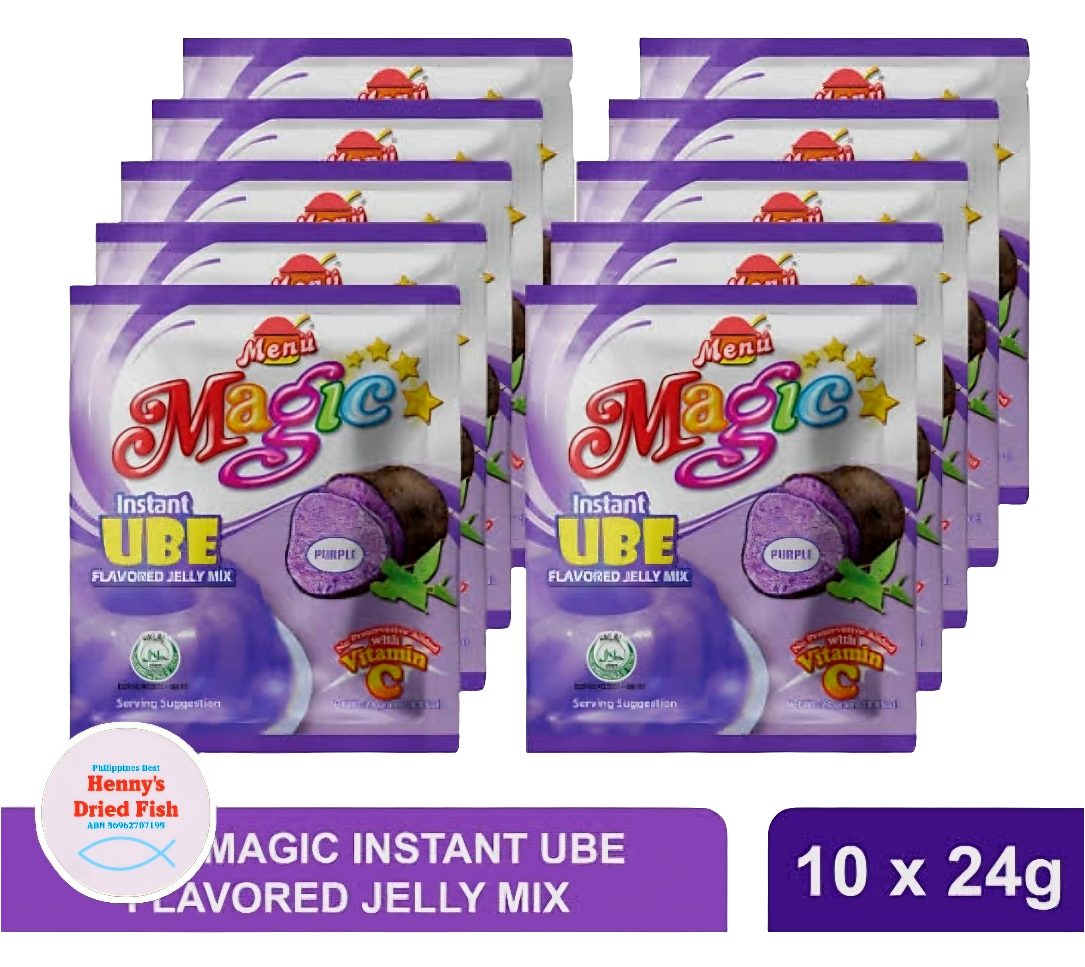 ‼️PROMO‼️Magic Gulaman UBE Flavor 20g×10sachets (PER BOX) BBD: JULY2027 (OVERSTOCK!)