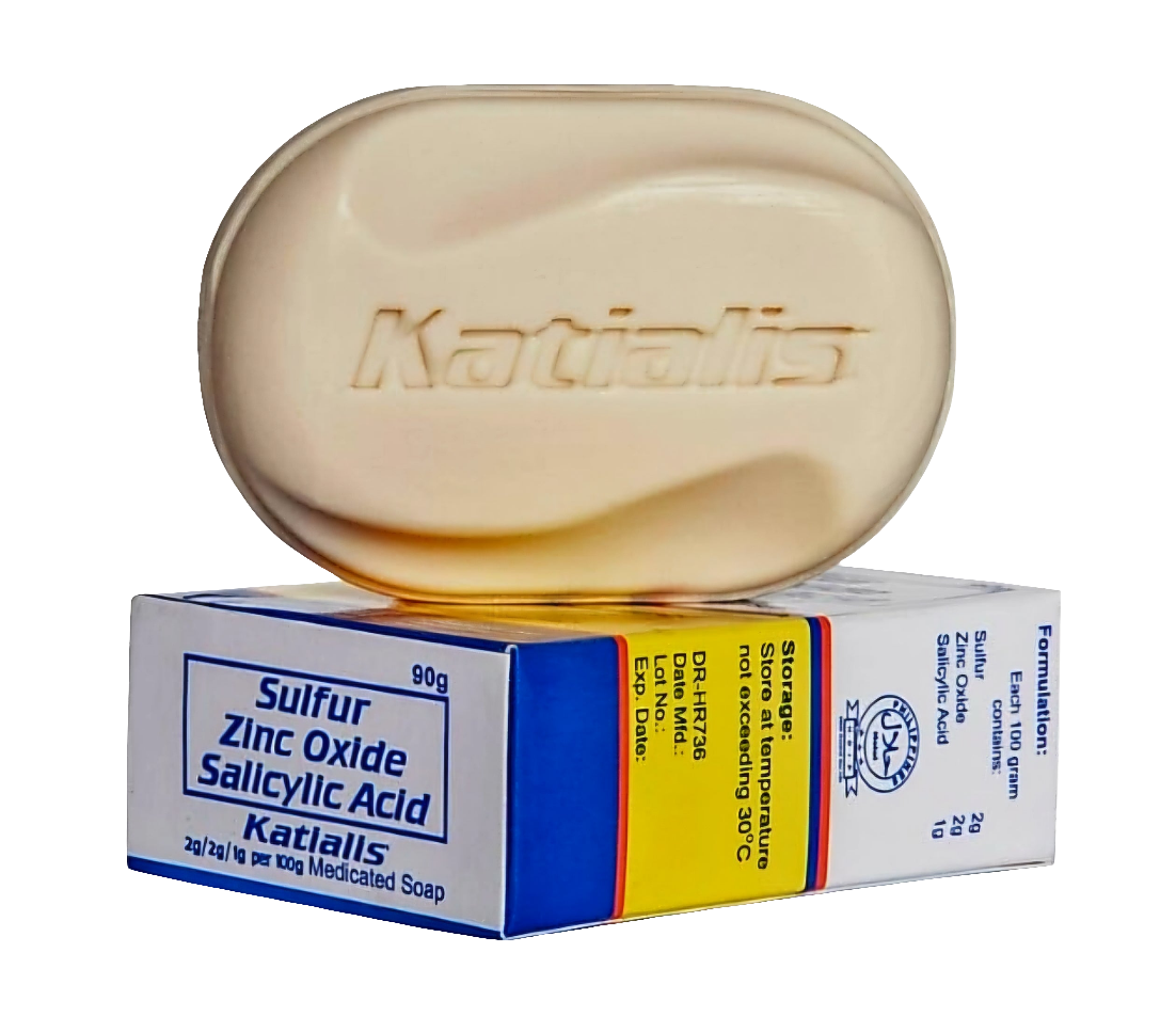 Katialis Anti-Bacterial Soap 90g (Sulfur Zinc Oxide Salicylic Acid)