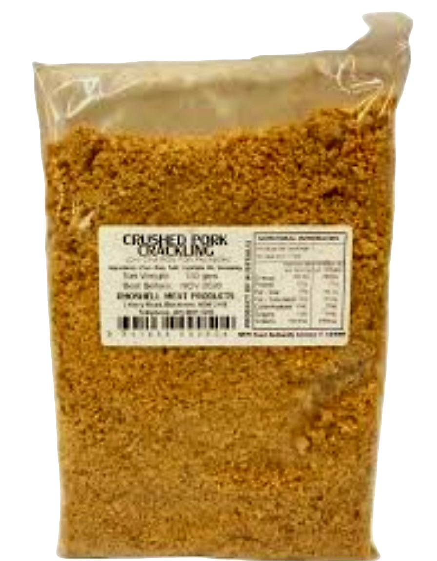 Rhoshelle CRUSHED CHICHARON (Crushed Pork Crackling) 100g (PALABOK TOPPINGS)