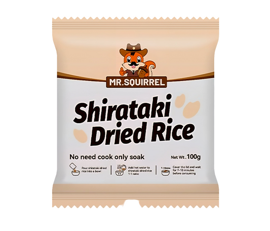 Mr.Squirrel SHIRATAKI DRIED RICE 100g (1-Serve Packet)