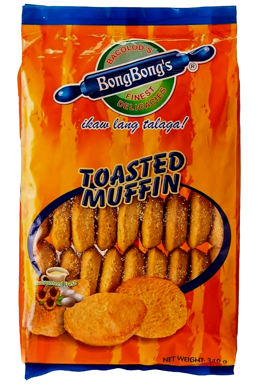 Bongbong's TOASTED MUFFIN 5pcs LARGE PACK 340g