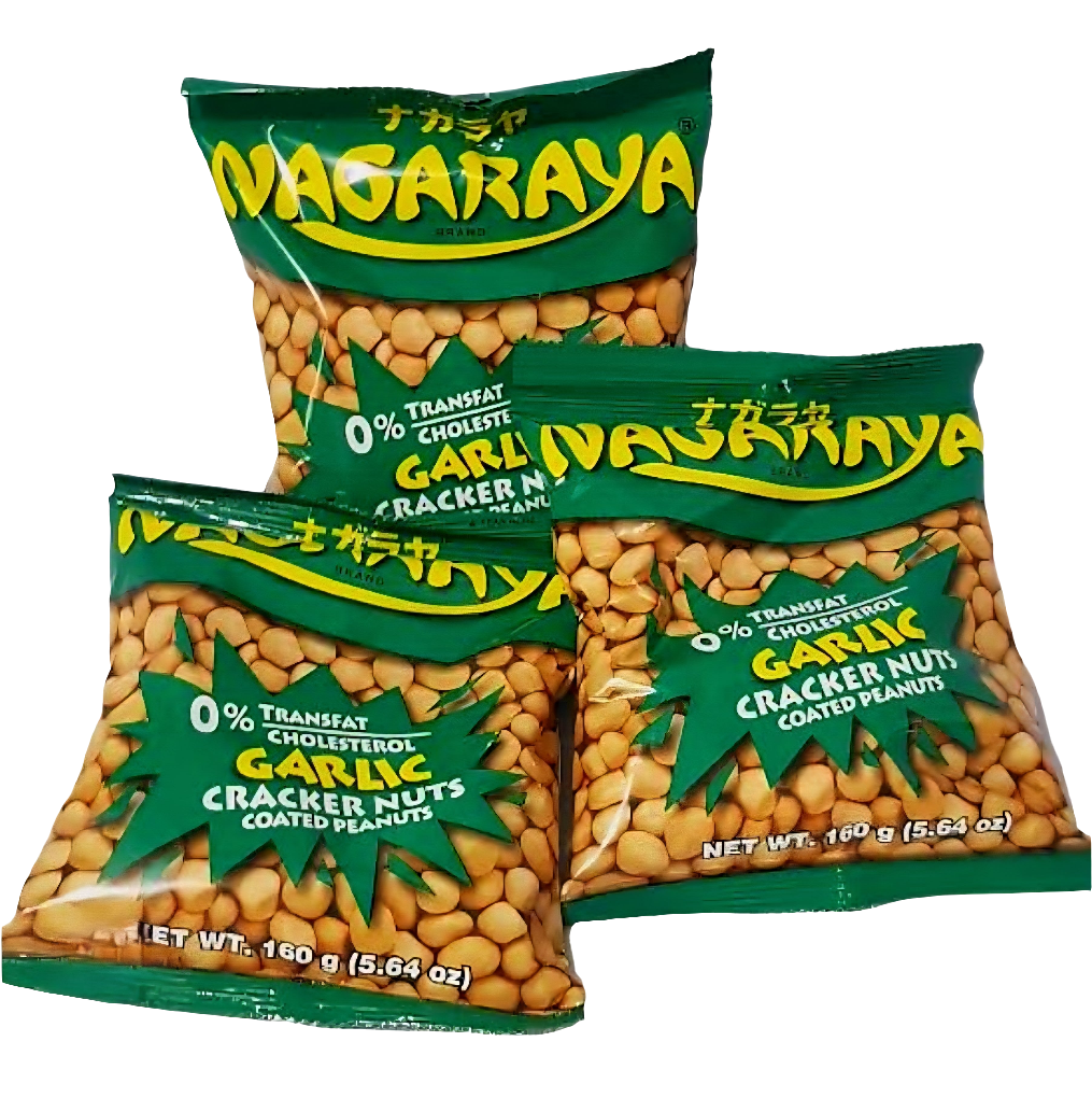 Nagaraya GARLIC FLAVOR Cracker Coated Peanuts 160g