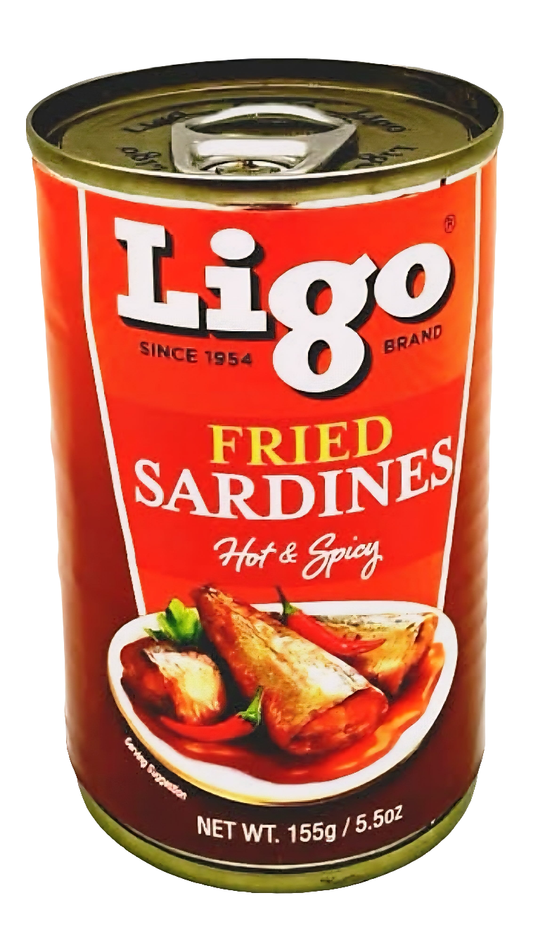 LIGO Fried Sardines HOT & SPICY 155g