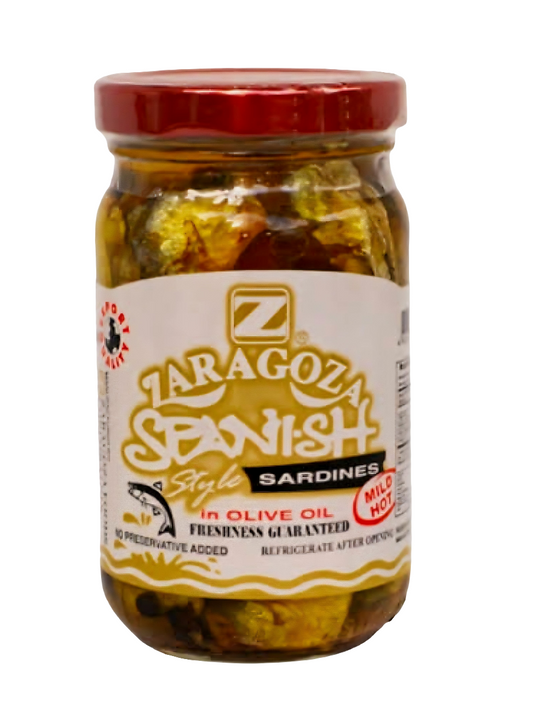 ZARAGOZA Spanish Style Sardines in Olive Oil 220g (MILD)