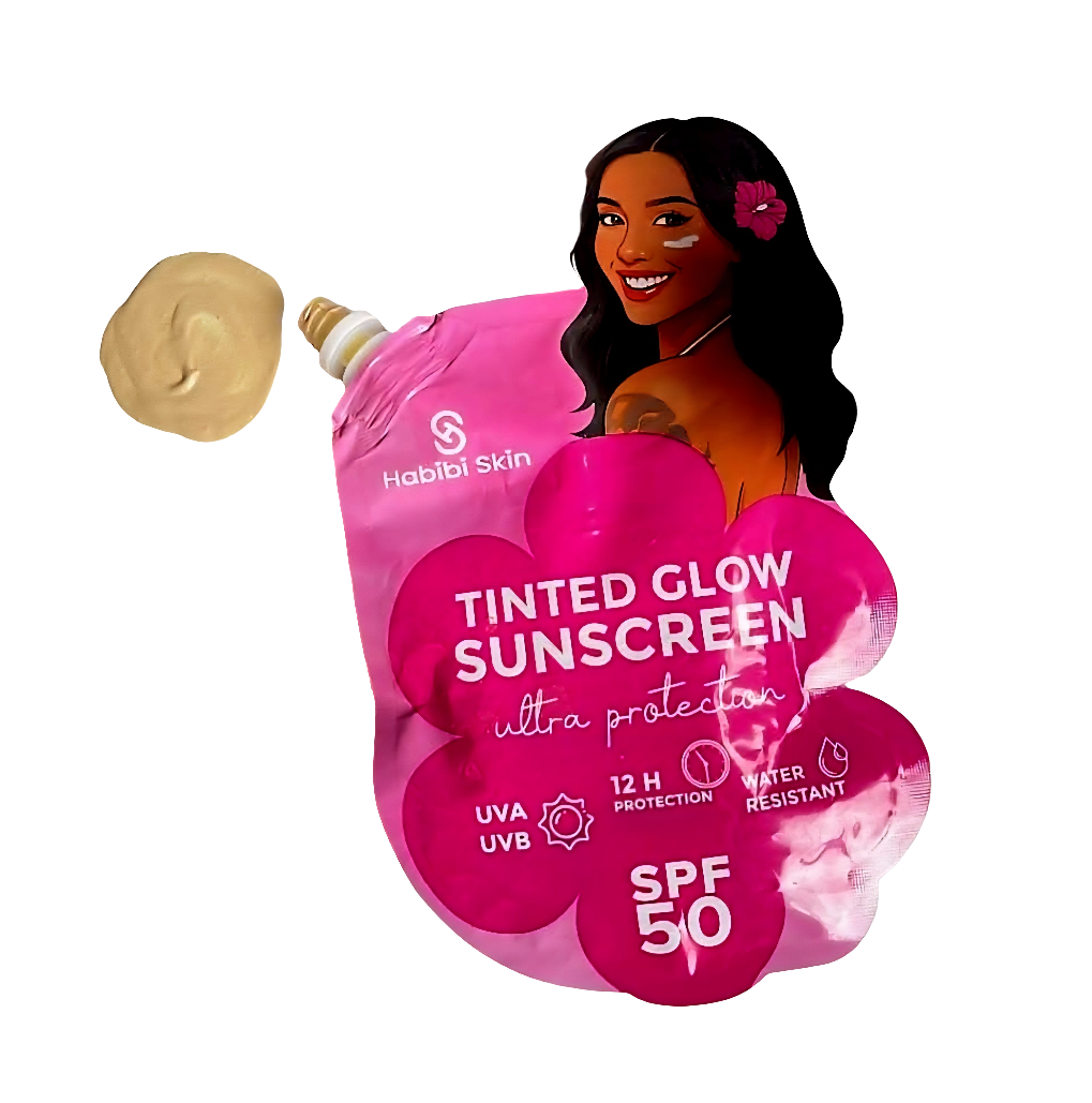 Habibi Skin TINTED GLOW SUNSCREEN UVA/UVB SPF50 50ml Resealable Cap