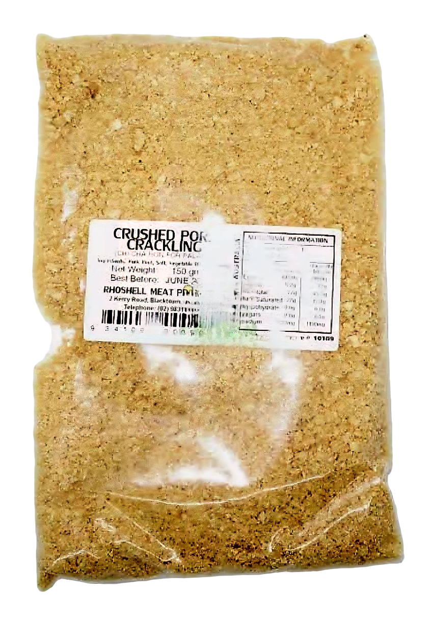 Rhoshelle CRUSHED CHICHARON (Crushed Pork Crackling) 100g (PALABOK TOPPINGS)