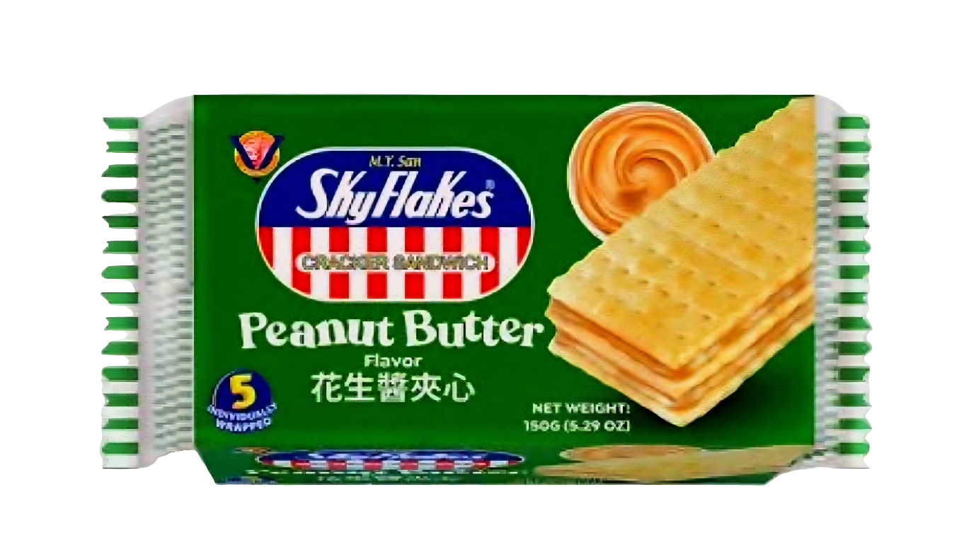 Skyflakes PEANUT BUTTER 150g (5 Individually Wrap)