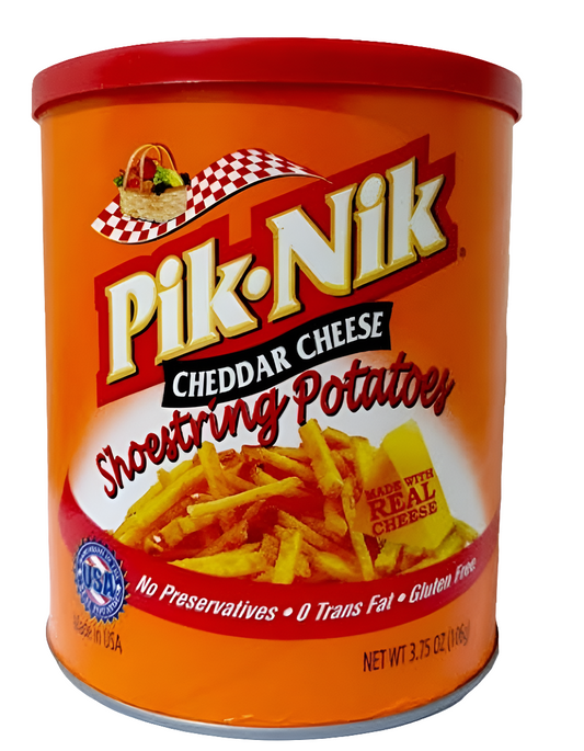 Pik-Nik Shoestring Potatoes 113g (CHEDDAR CHEESE)