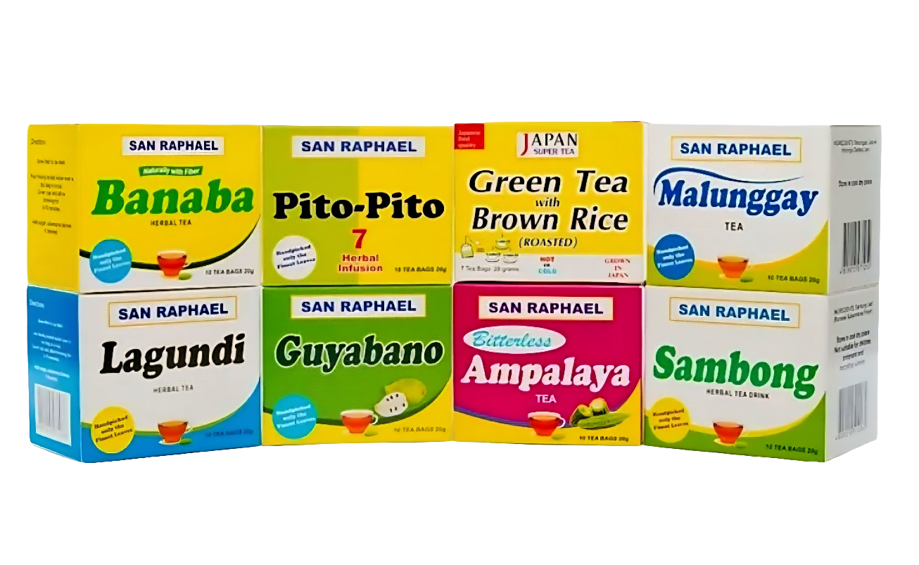 San Raphael BANABA Herbal Tea 16 Teabags (Large Pack)
