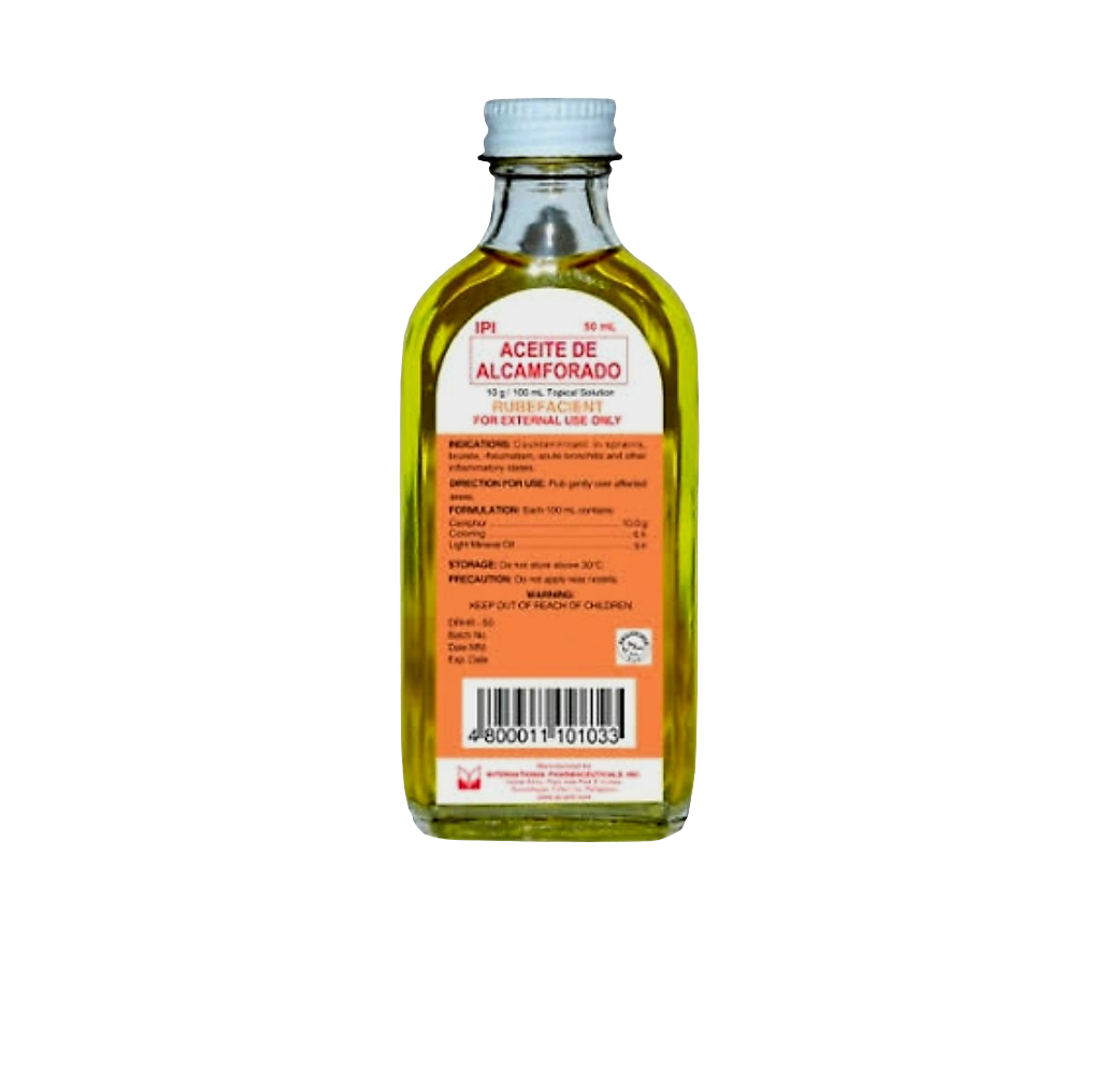 Aceite De Alcamforado 50ml
