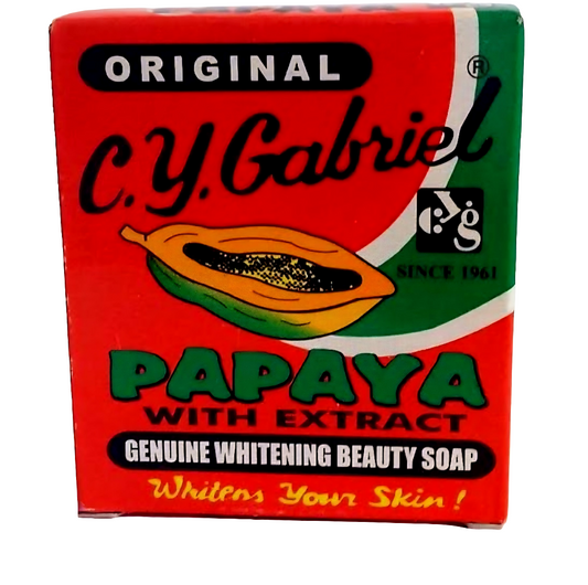 C.Y. GABRIEL Original Papaya Genuine Whitening Beauty Soap 60g