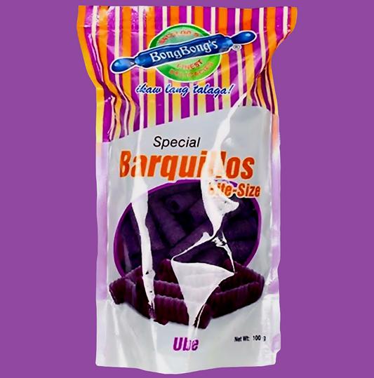 ‼️CLEARANCE‼️Bongbong's Special UBE BARQUILLOS 100g BBD: DEC.2025