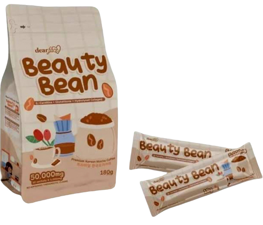DearFace BEAUTY BEAN Premium Korean Mocha  Coffee 18g×10sachets