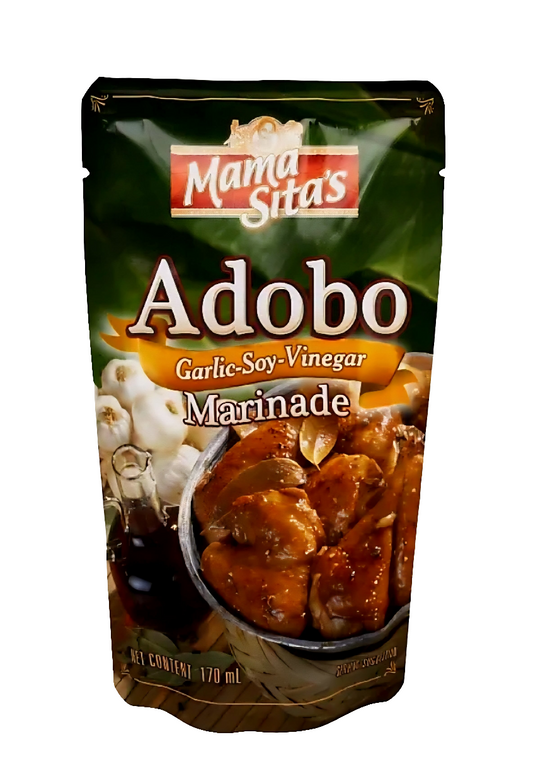 Mama Sita's ADOBO MARINADE (Garlic Soy Vinegar) 170ml DOY POUCH