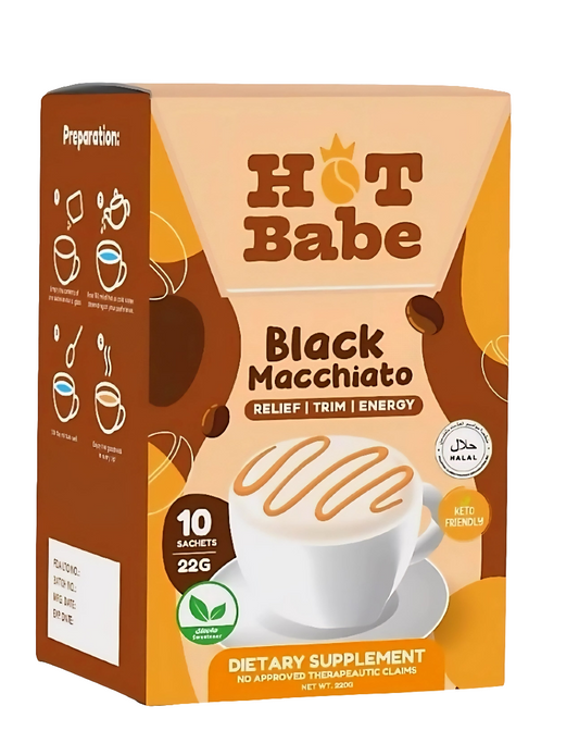 Hot Babe BLACK MACCHIATO 18g×10sachets