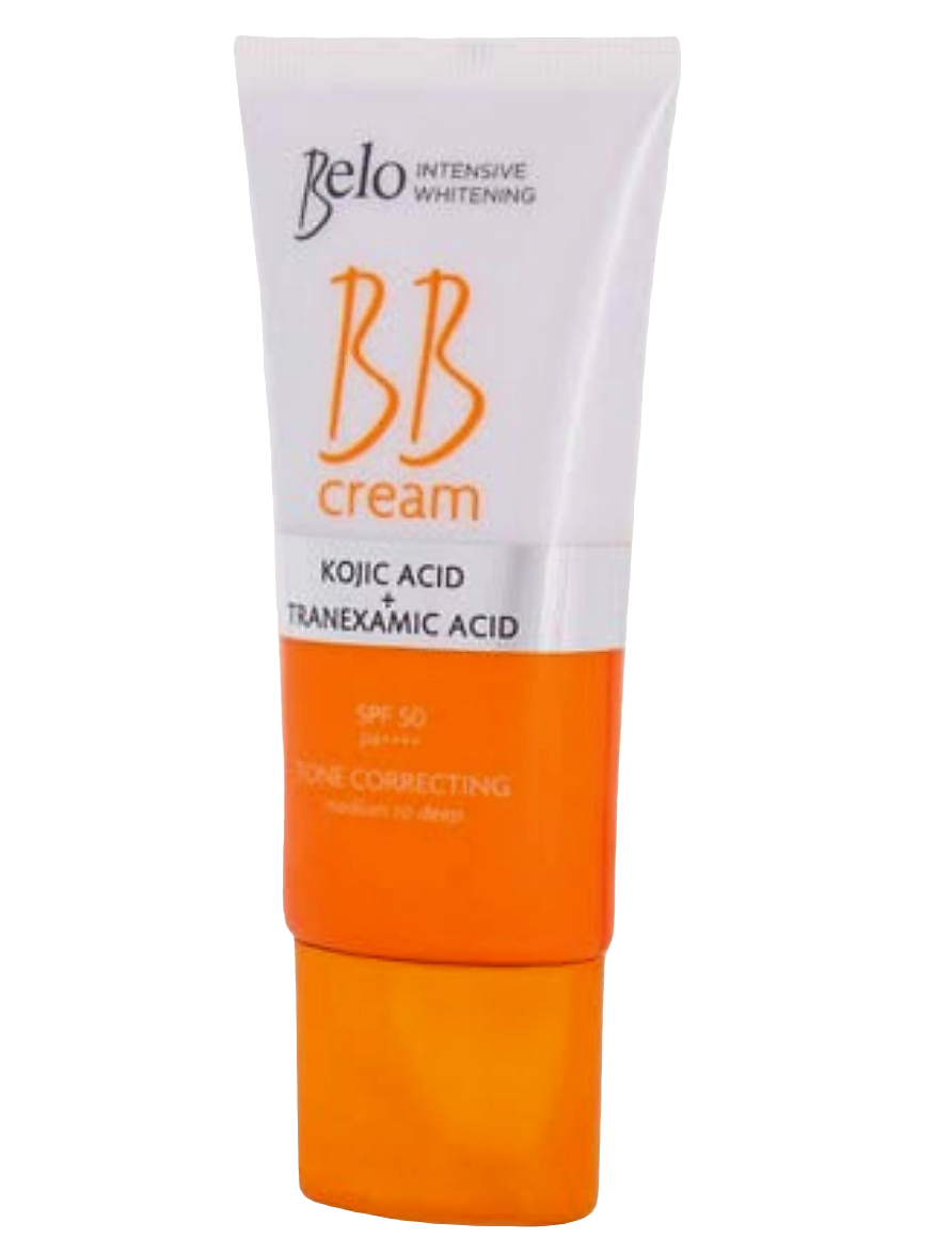 BELO Intensive Whitening BB CREAM with KOJIC & TRANEXAMIC ACID 50ml SPF50 PA++++