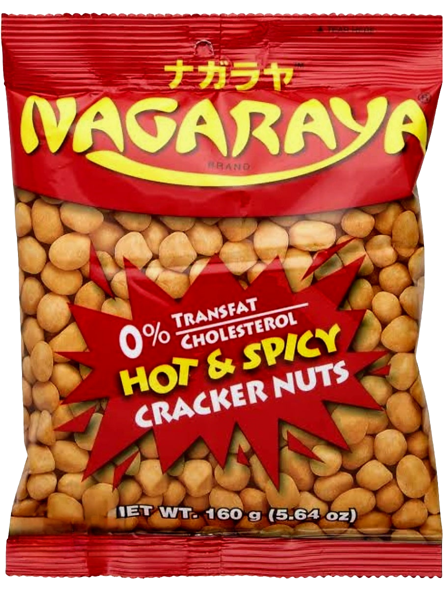 Nagaraya HOT & SPICY FLAVOR Cracker Coated Peanuts 160g
