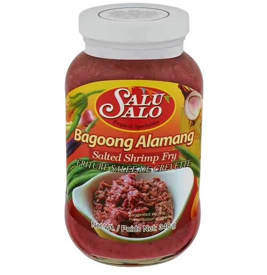 SaluSalo BAGOONG ALAMANG (Pink) 340g (Salted Shrimp Fry)