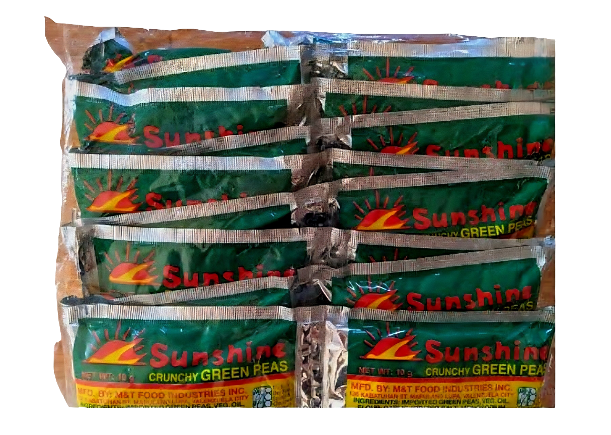 Sunshine Crunchy GREEN PEAS 10g×20pcs PACK