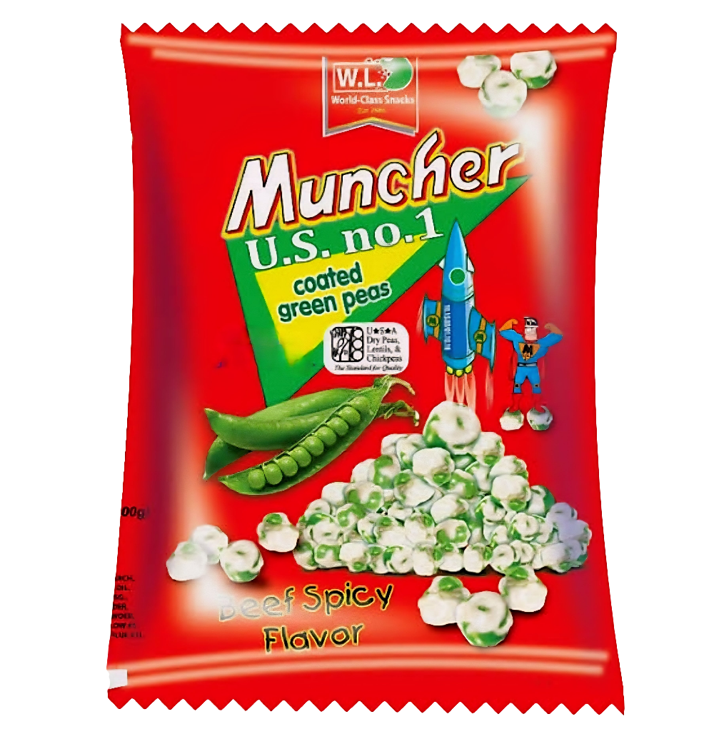 WL MUNCHER Coated Green Peas 200g