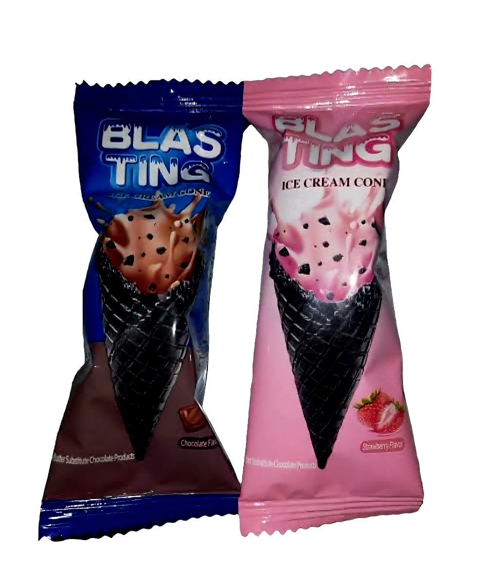 Coco BLAS TING Ice Cream Cone Chocolate 108g