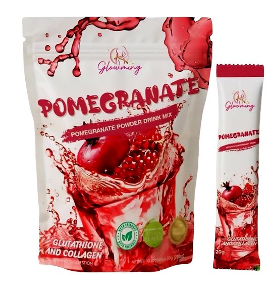 Glowming POMEGRANATE Glutathione & Collagen Drink 20g×10sachets