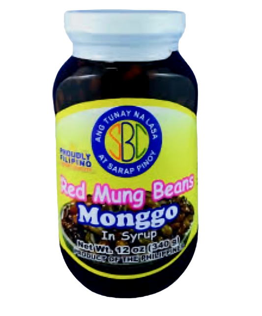 SBC Red Monggo in Syrup (RED MUNG BEAN) 340g