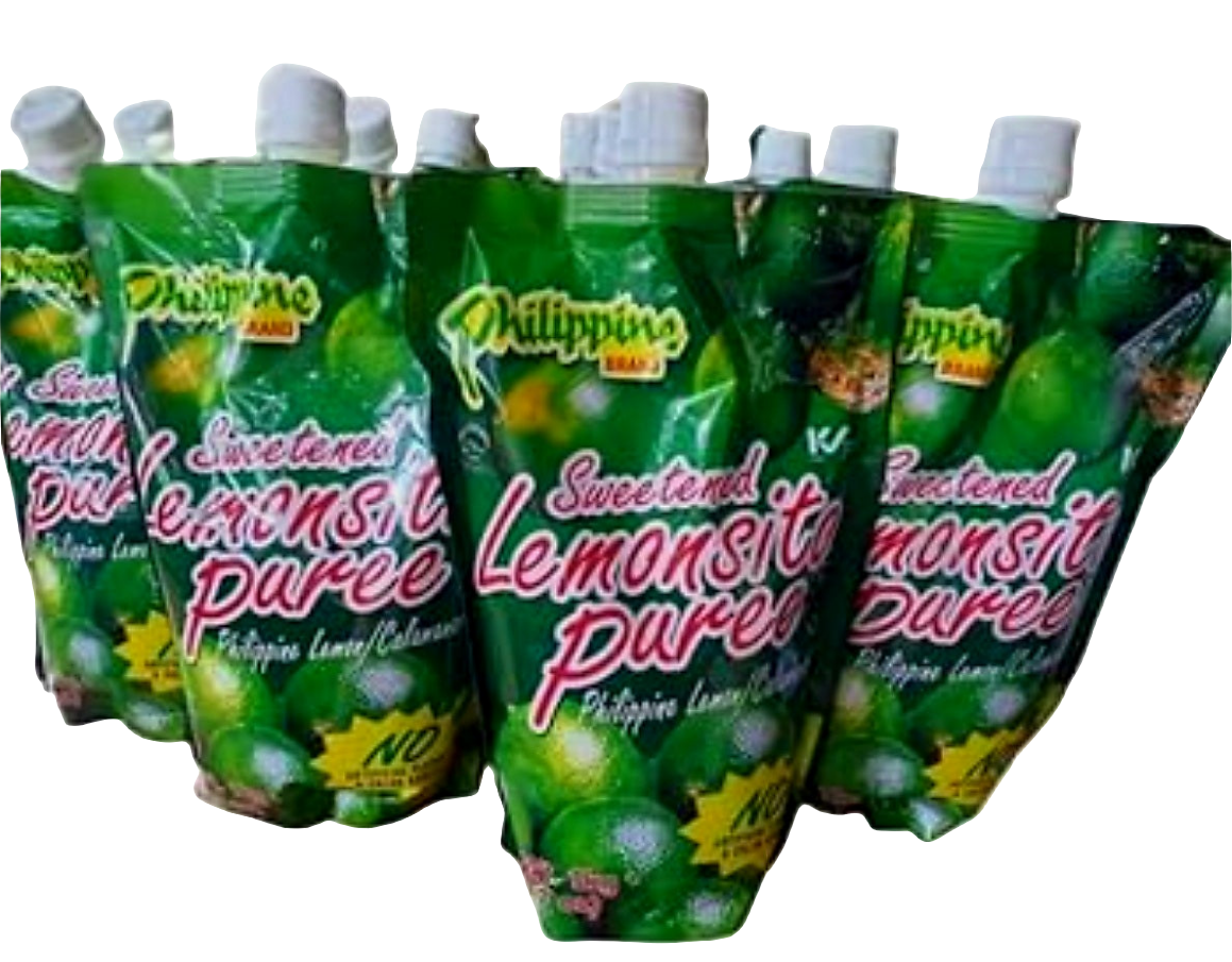 Philippine Brand Sweetened LEMONSITO PUREE 1-kilo Resealable Pouch