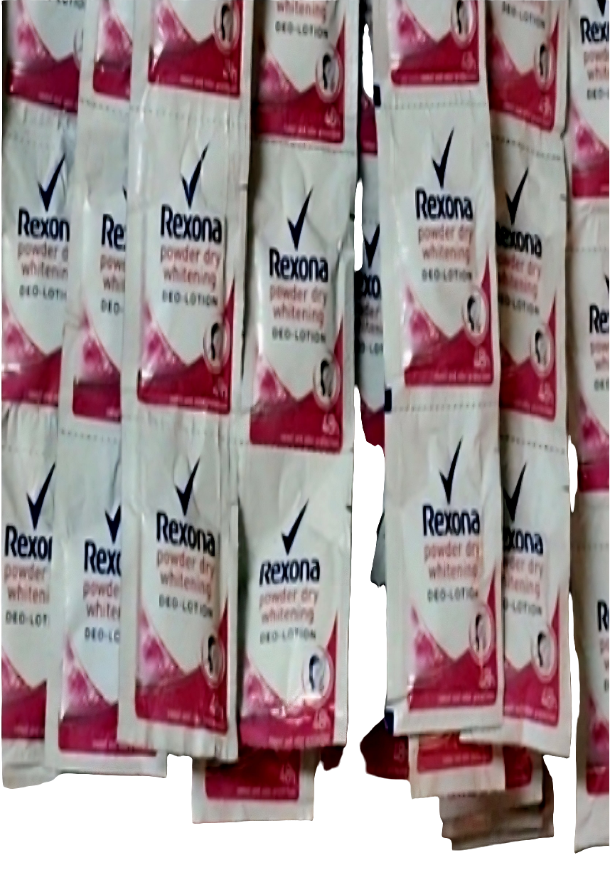 REXONA Women POWDER DRY + BRIGHTENING DEO-LOTION 3ml×12sachets Hanger (TRAVEL SIZE)