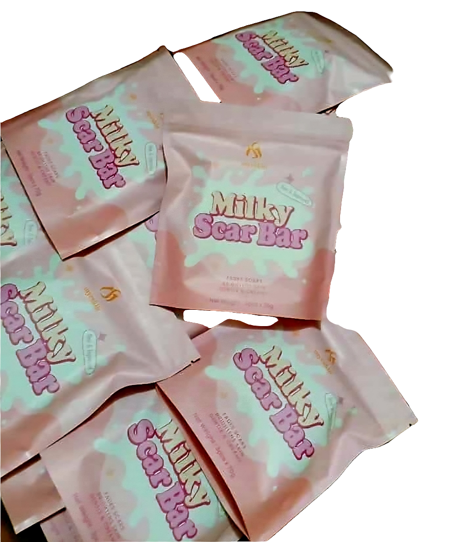 Myrskin MILKY SCAR BAR Fades & Brightens Scars 70gx3pcs Pack (210g)