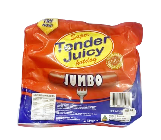 Tender Juicy Hotdog JUMBO 1kg ❄️Frozen❄️