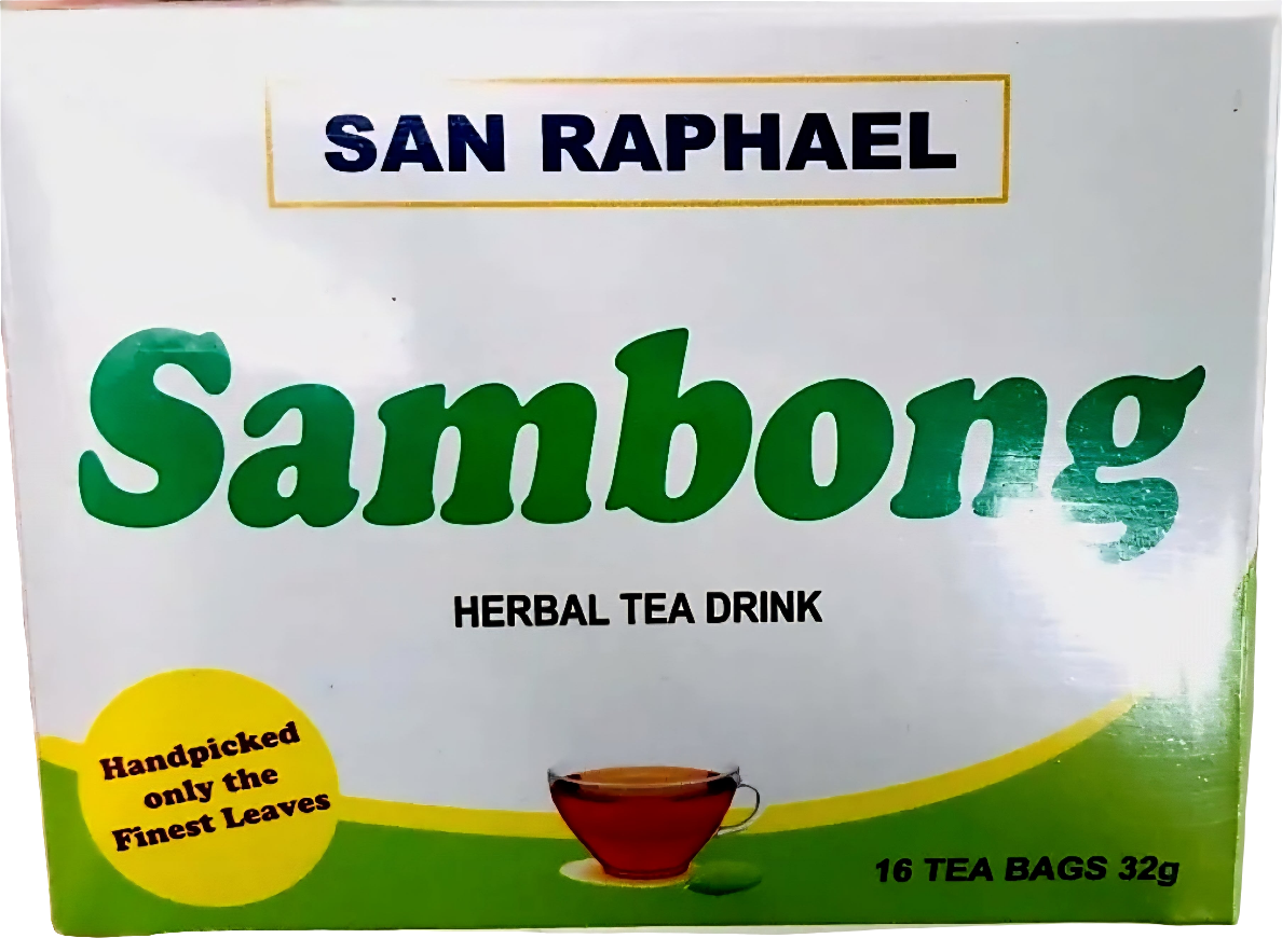 San Raphael SAMBONG Herbal Tea 16 Teabags (LARGE PACK)