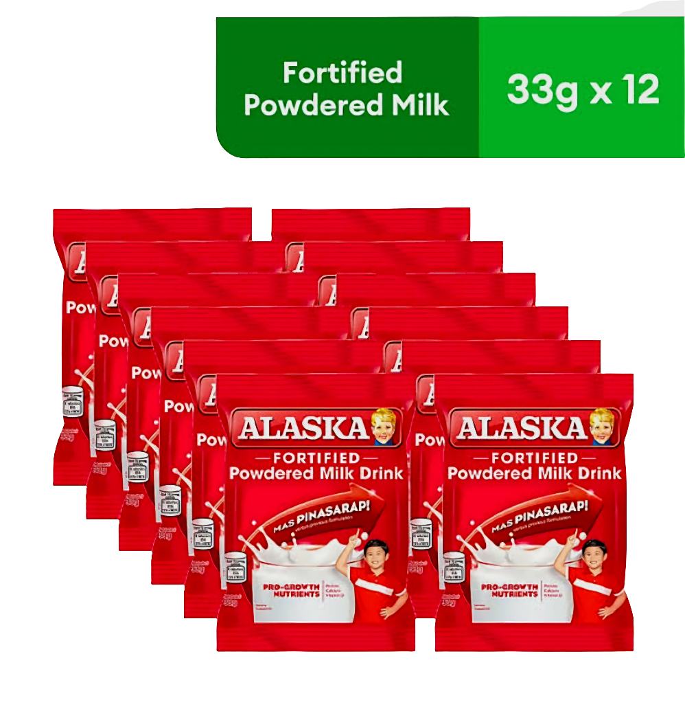 Alaska Powdered Milk 33g × 6's (HANGER)
