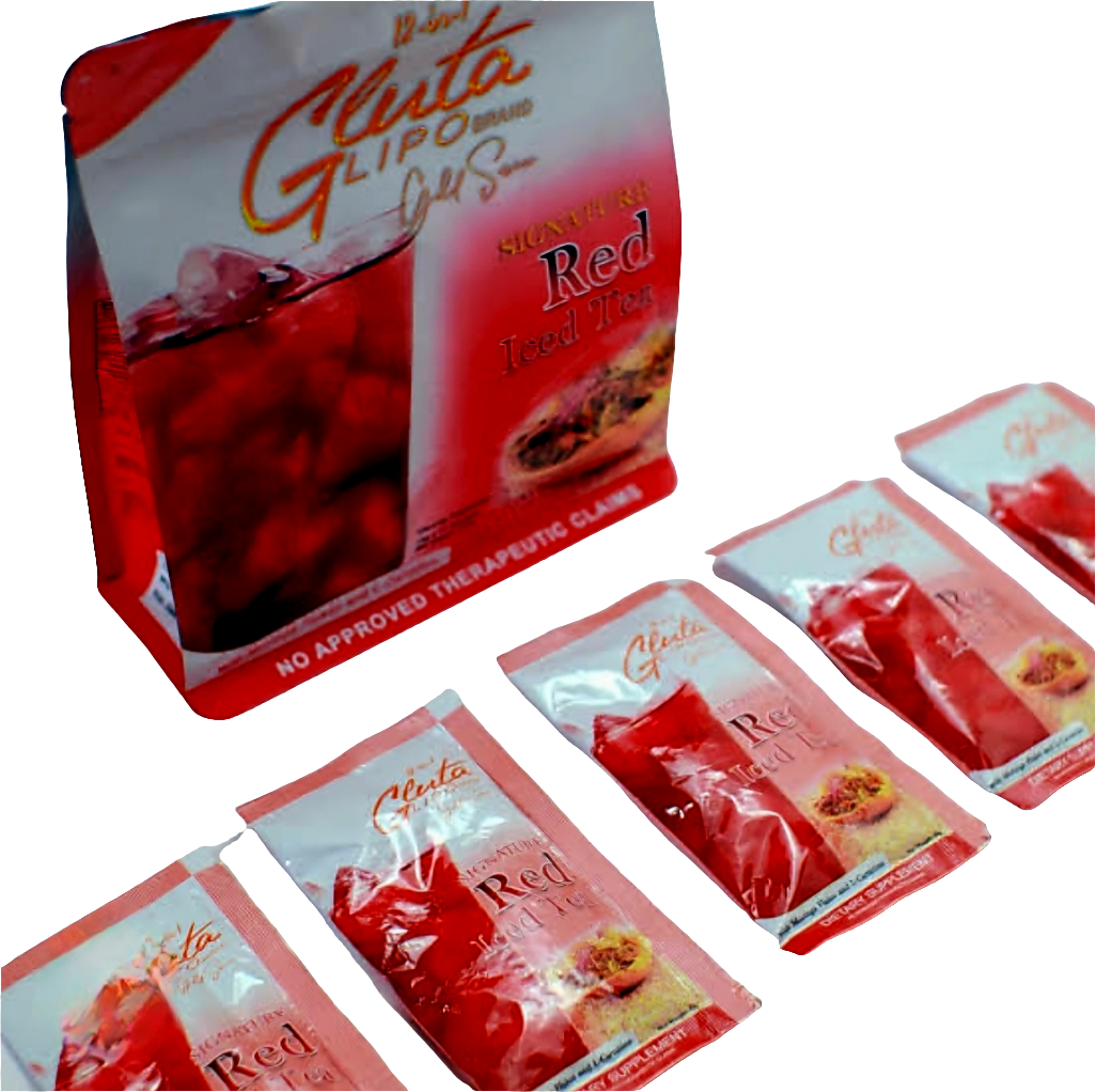 Gluta Lipo 12-in-1 Signature RED ICE TEA 10sachets