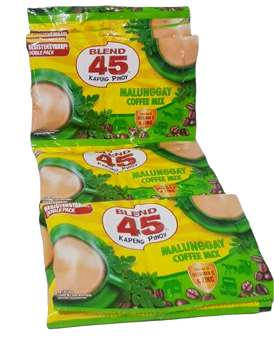 ‼️CLEARANCE‼️BLEND45 Malunggay TWINPACK Coffee Mix 52g×20sachets BBD: 08.NOV.2025