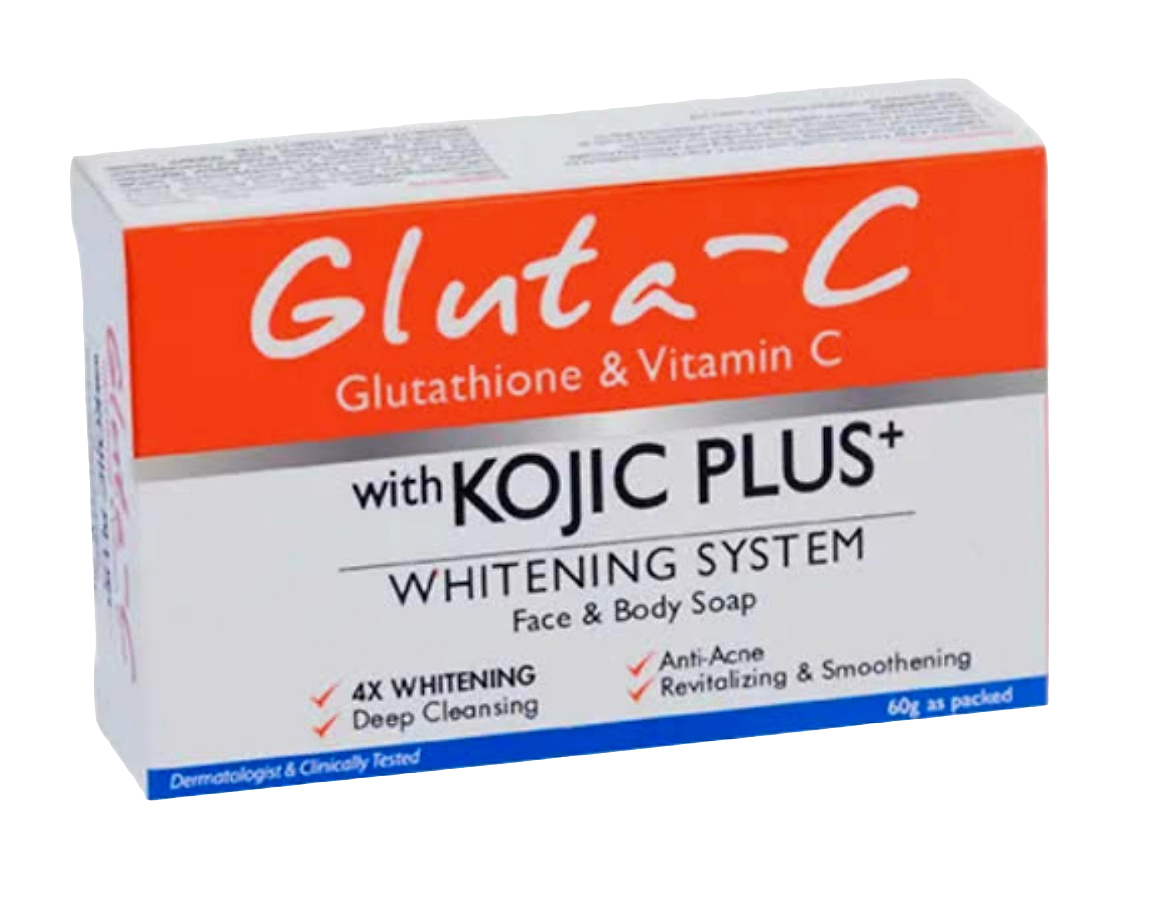 GLUTA-C Kojic Plus 4x Whitening FACE & BODY SOAP 60g