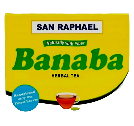 San Raphael BANABA Herbal Tea 16 Teabags (Large Pack)
