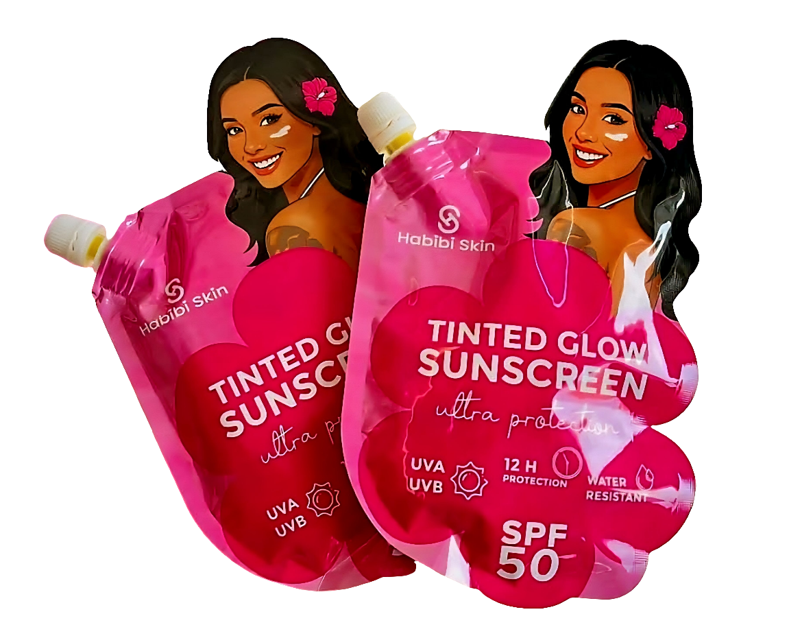 Habibi Skin TINTED GLOW SUNSCREEN UVA/UVB SPF50 50ml Resealable Cap