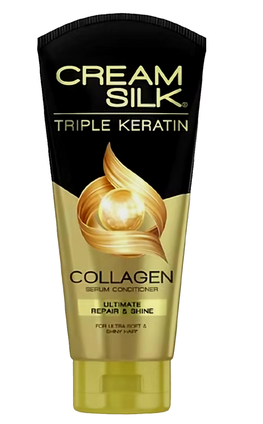 Cream Silk TRIPLE KERATIN Repair & Shine Serum Conditioner 170g