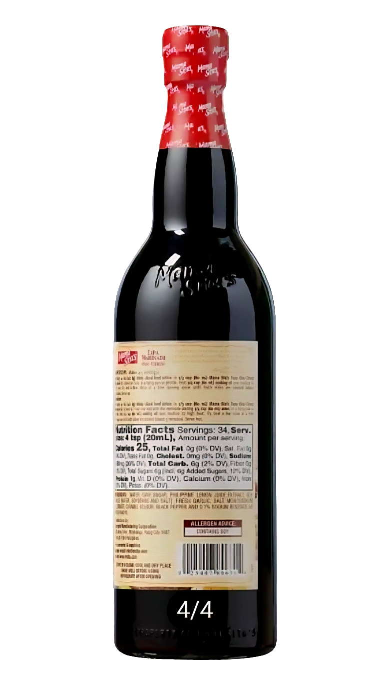 Mama Sita's TAPA MARINADE 680g LARGE BOTTLE
