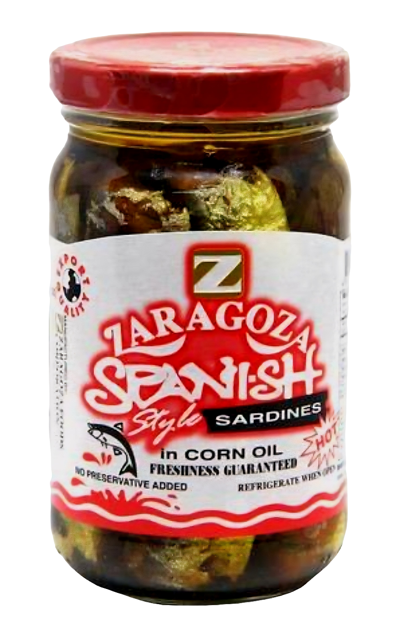 ZARAGOZA Spanish Style Sardines in Corn Oil 220g (HOT)