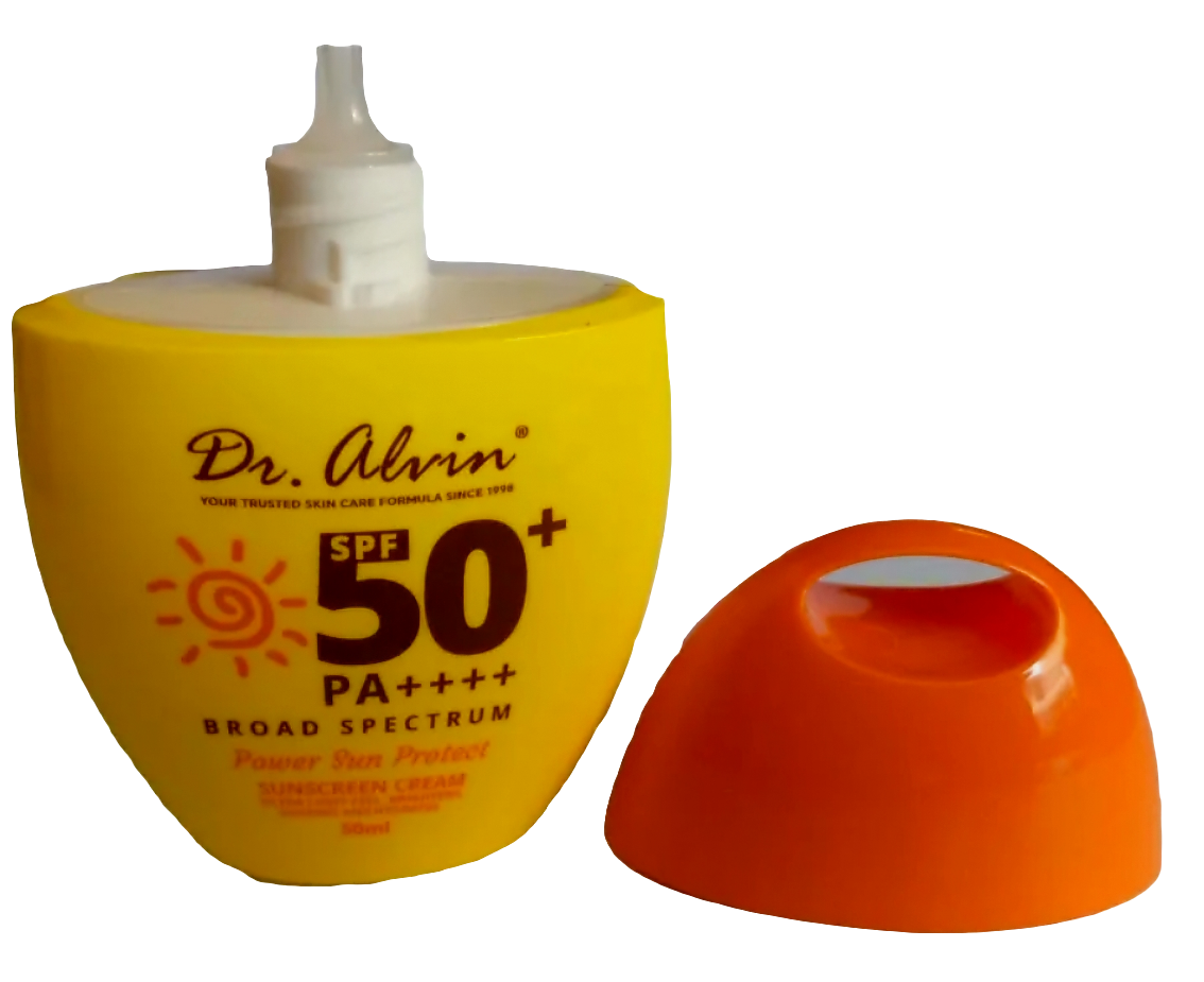 Dr. Alvin SPF50 Sunscreen Lotion 50ml with KEYRING