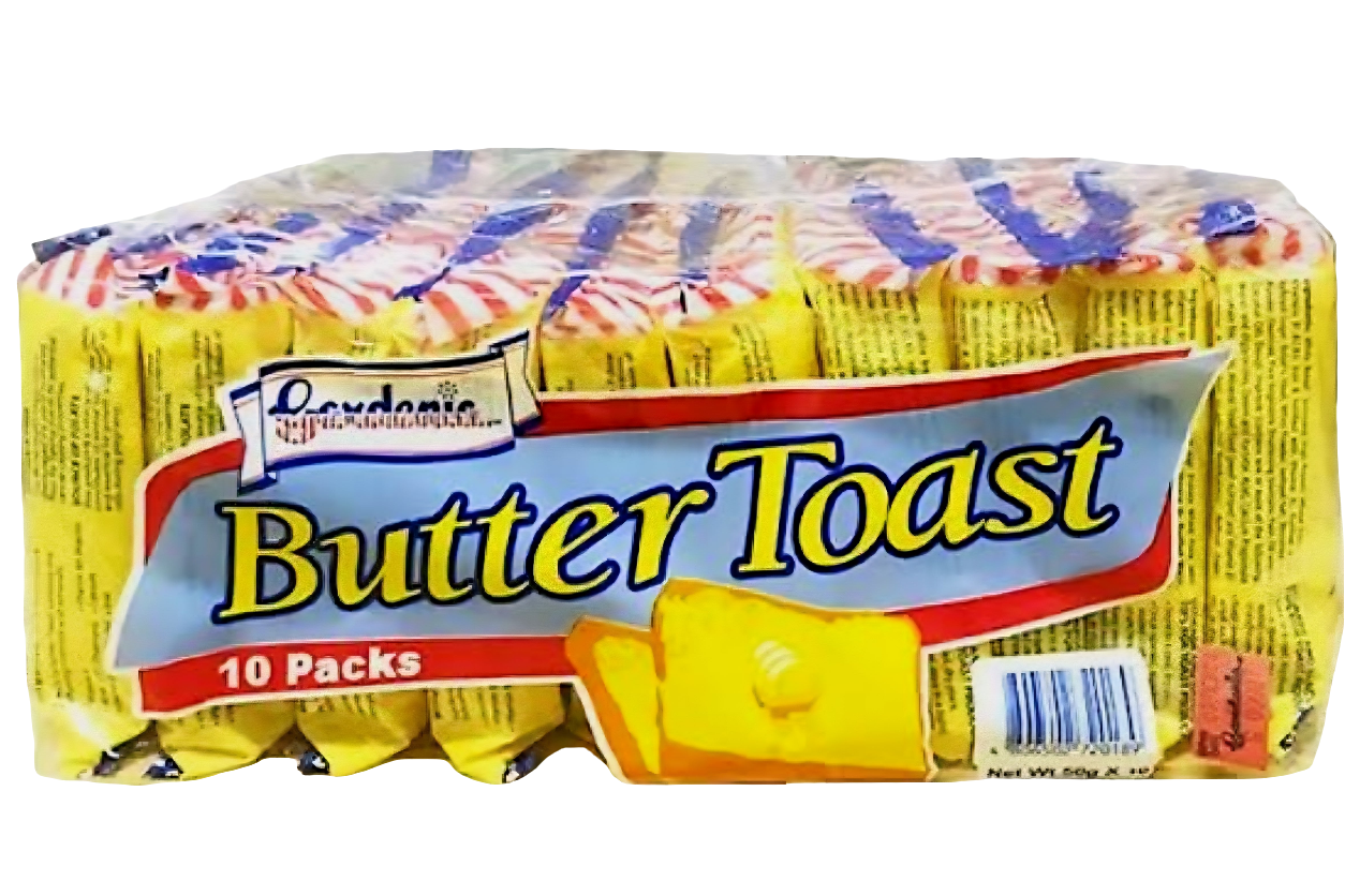 GARDENIA Butter Toast 2-slices Packet 50g (Single Baon-Pack)