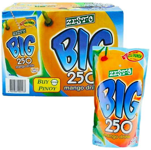 ZEST.O BIG 250 MANGO JUICE DRINK 250ML (BOX)