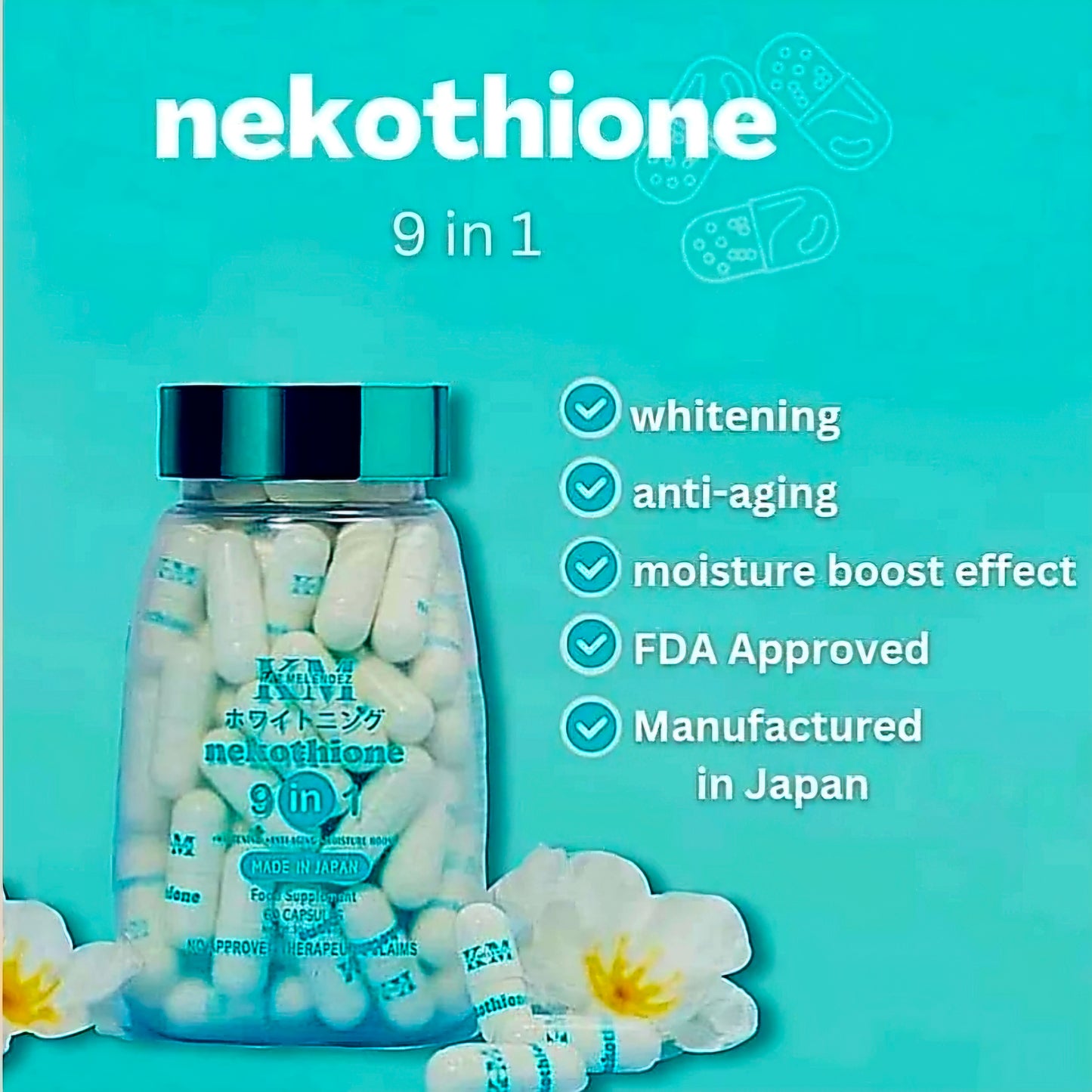 KM 9-in-1 NEKOTHIONE 60-Capsules