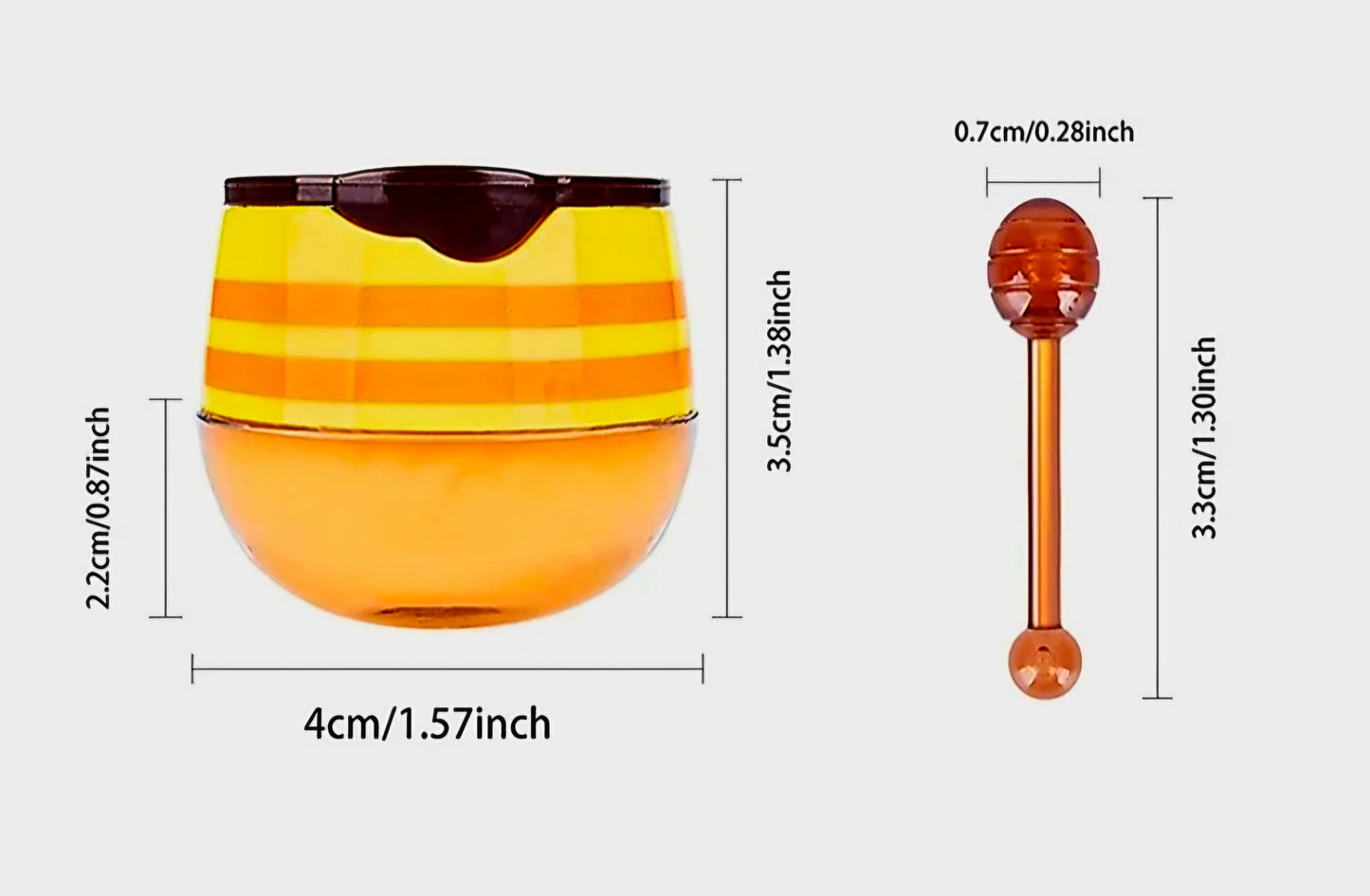 CC Glam & Beauty (CHERRY) Propolis Beewax LIP MASK in HONEYPOT with Hygienic Lip Applicator 5g