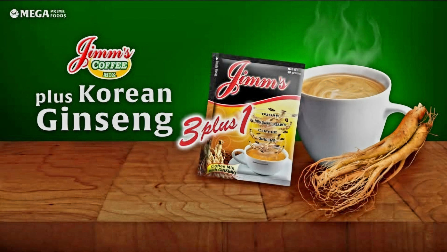 JIMM'S TWINPACK 3in1 KOREAN GINSENG Coffee Mix 40g×2 (10×TwinPack)