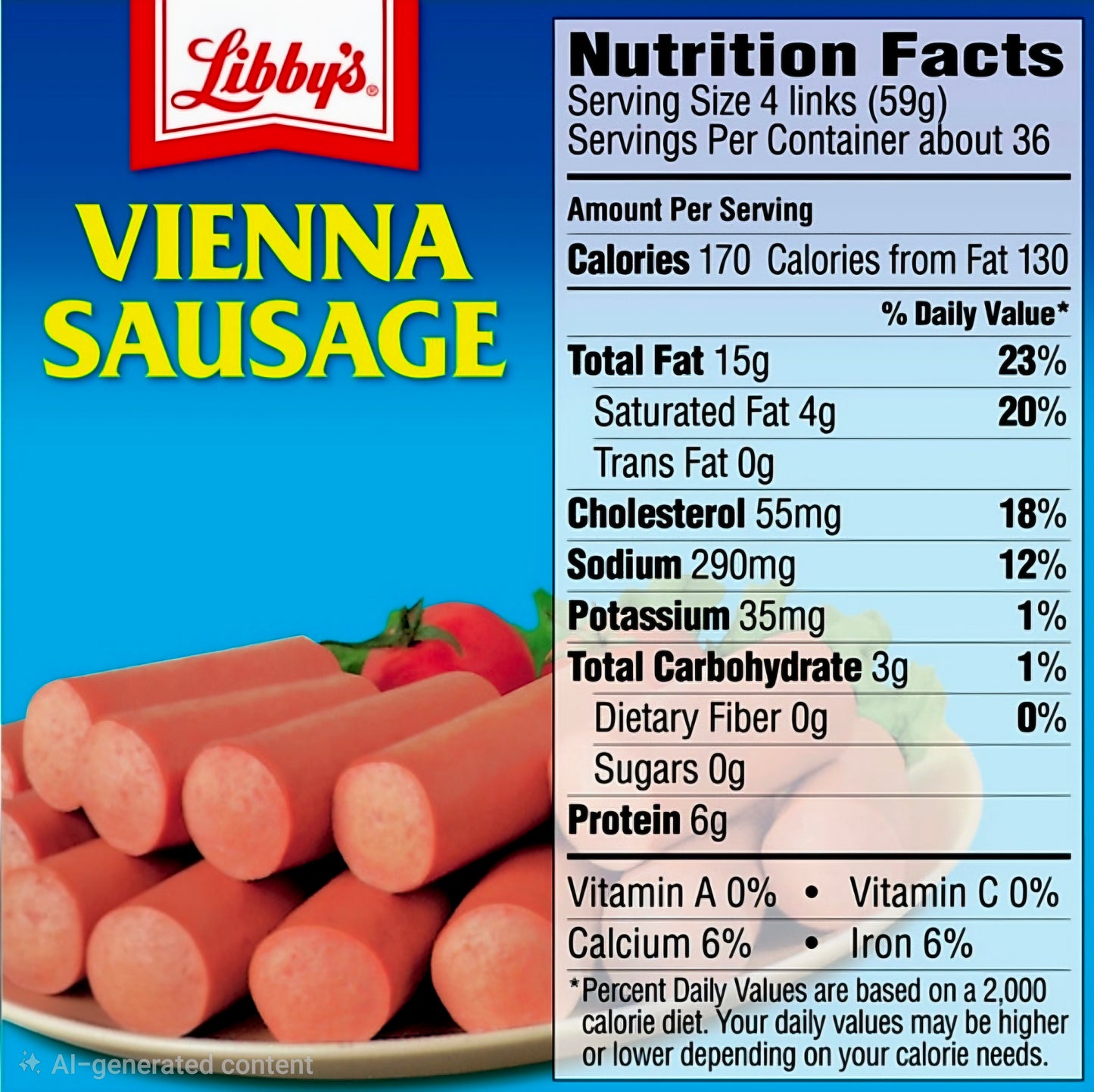 LIBBY'S VIENNA SAUSAGE 130G